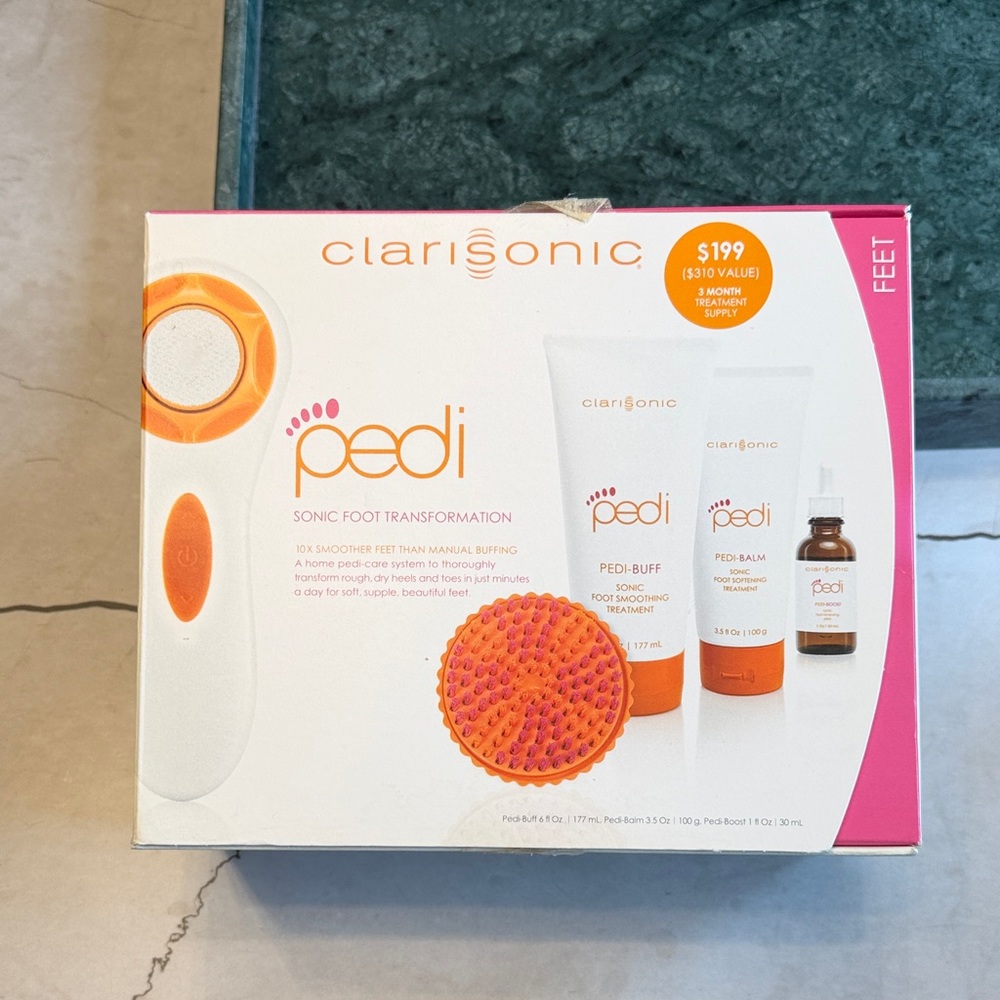 Clarisonic Pedi Sonic Foot Care Set - Orange and White